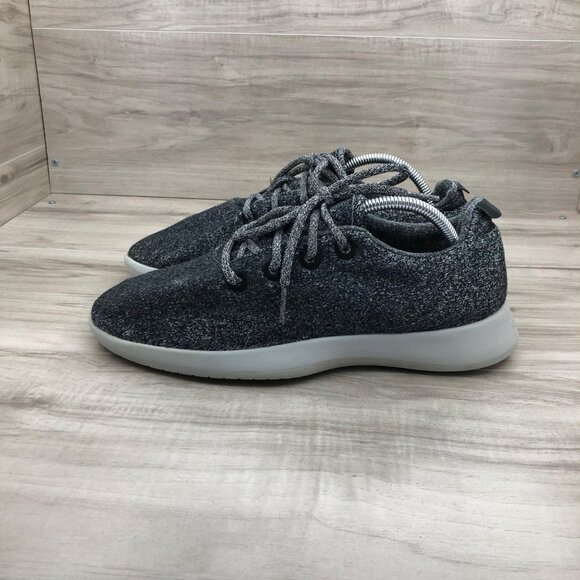 Allbirds Sneakers Mens 10 Gray Merino Wool Runners Lace Up Shoes main image 4